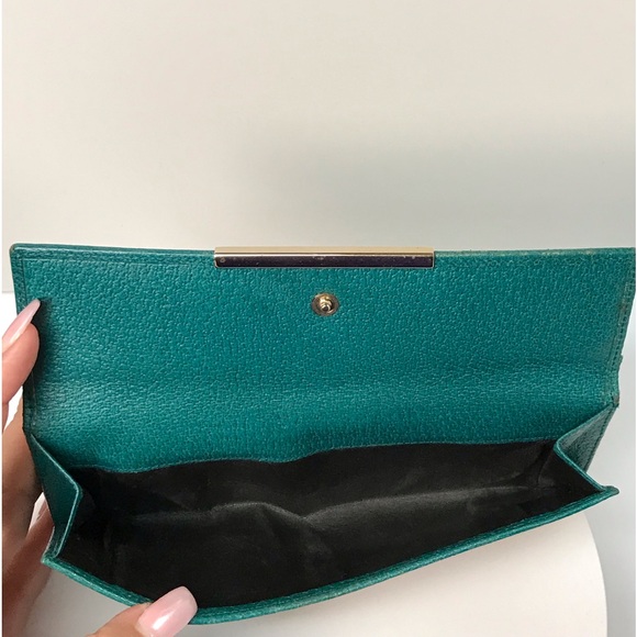 GUCCI Signature Monogram Canvas/Leather Long Wallet โค๏ธ - Picture 9 of 17